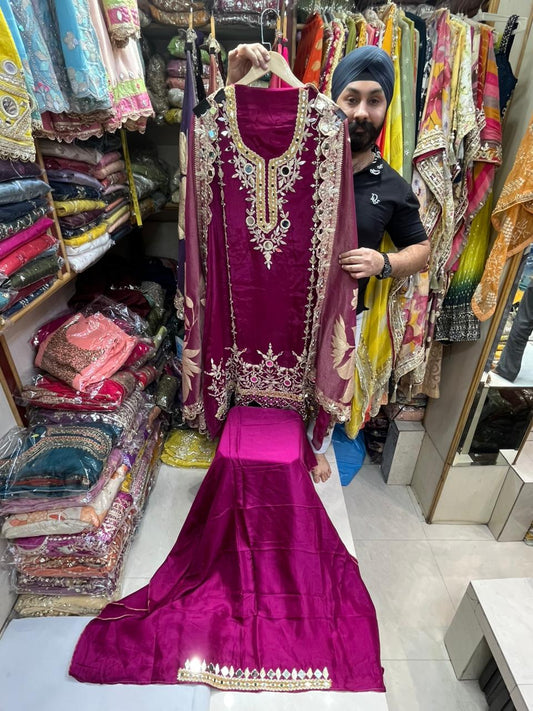 Mirror Salwar Work Suits