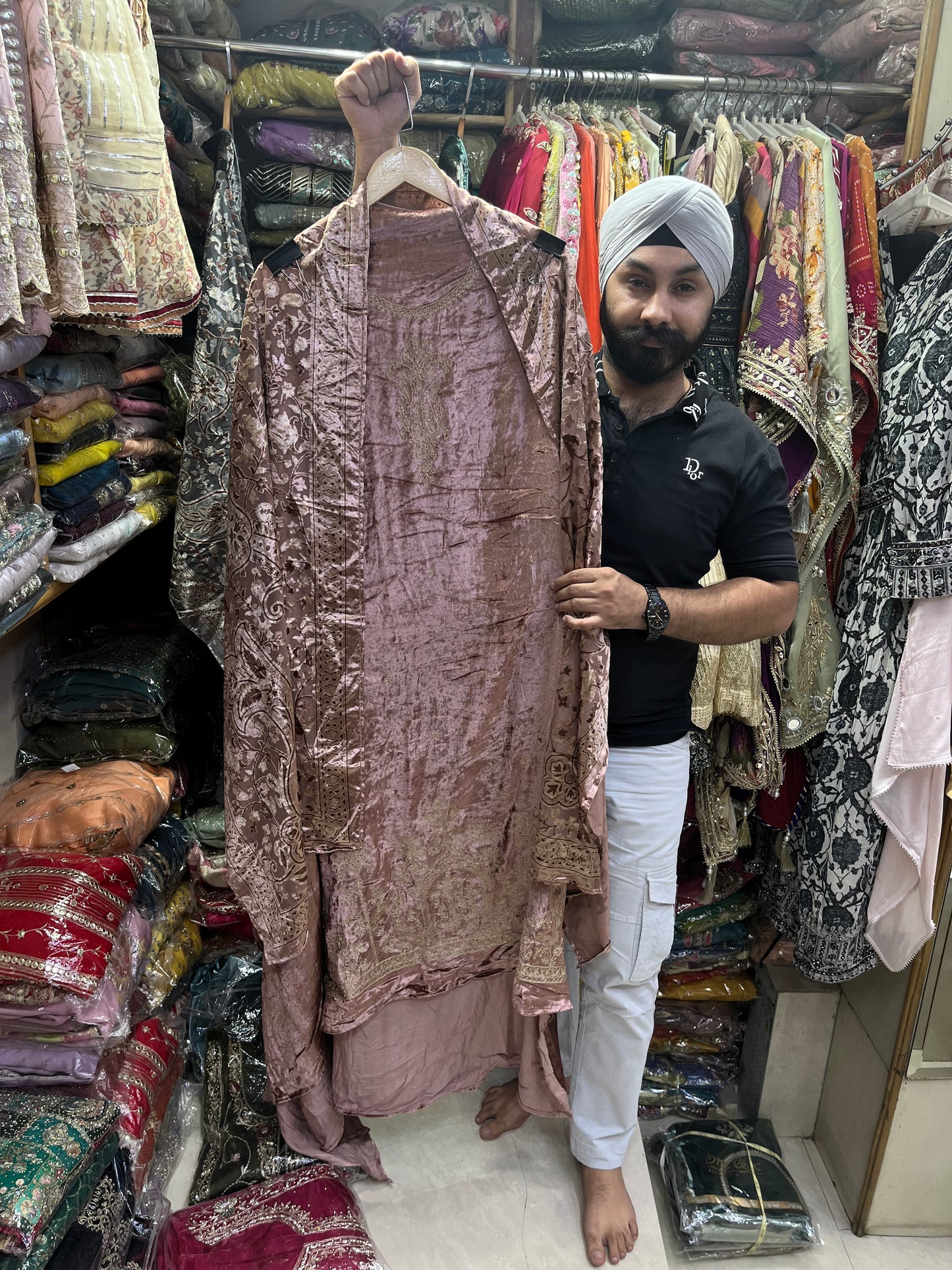 Pallachi Dupatta Velvet