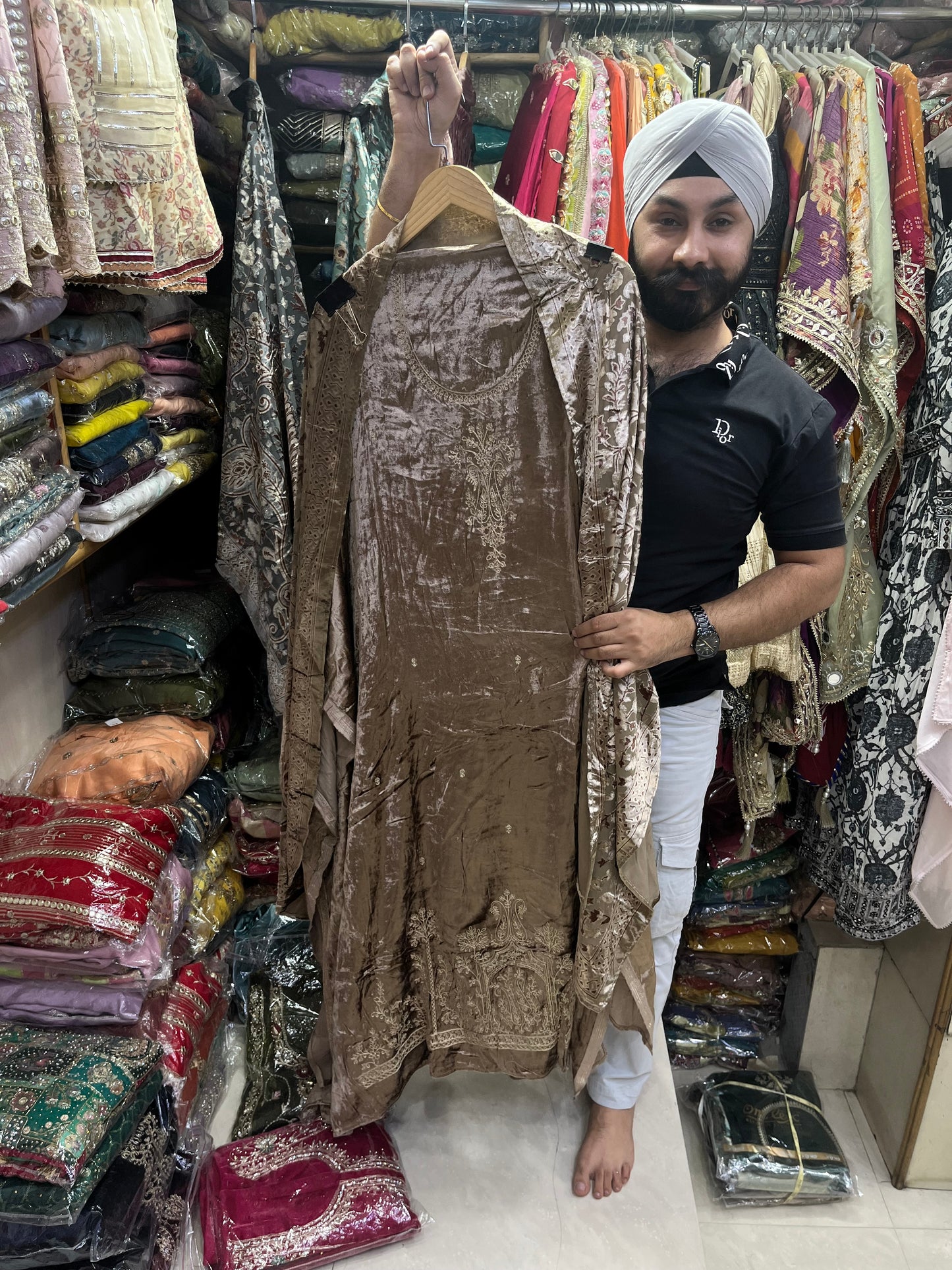 Pallachi Dupatta Velvet