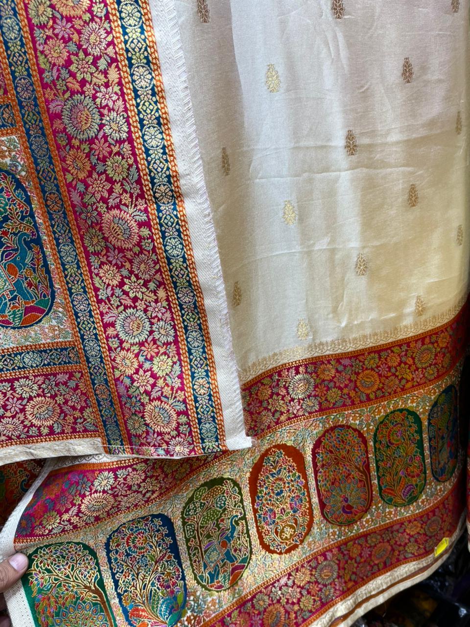 Pure Silk Position Print Bottom Work