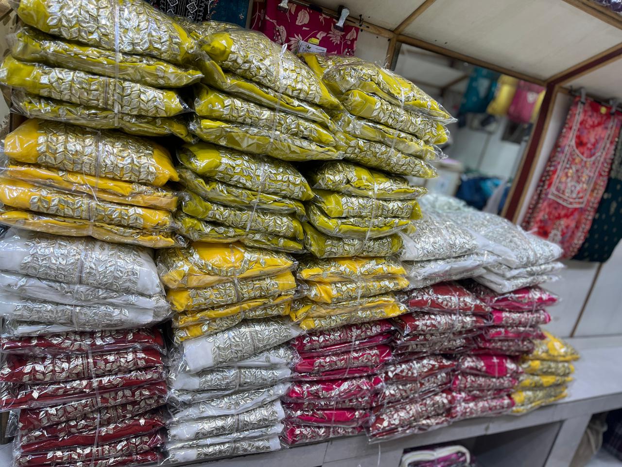 Georgette Unstitched Gotta patti suits