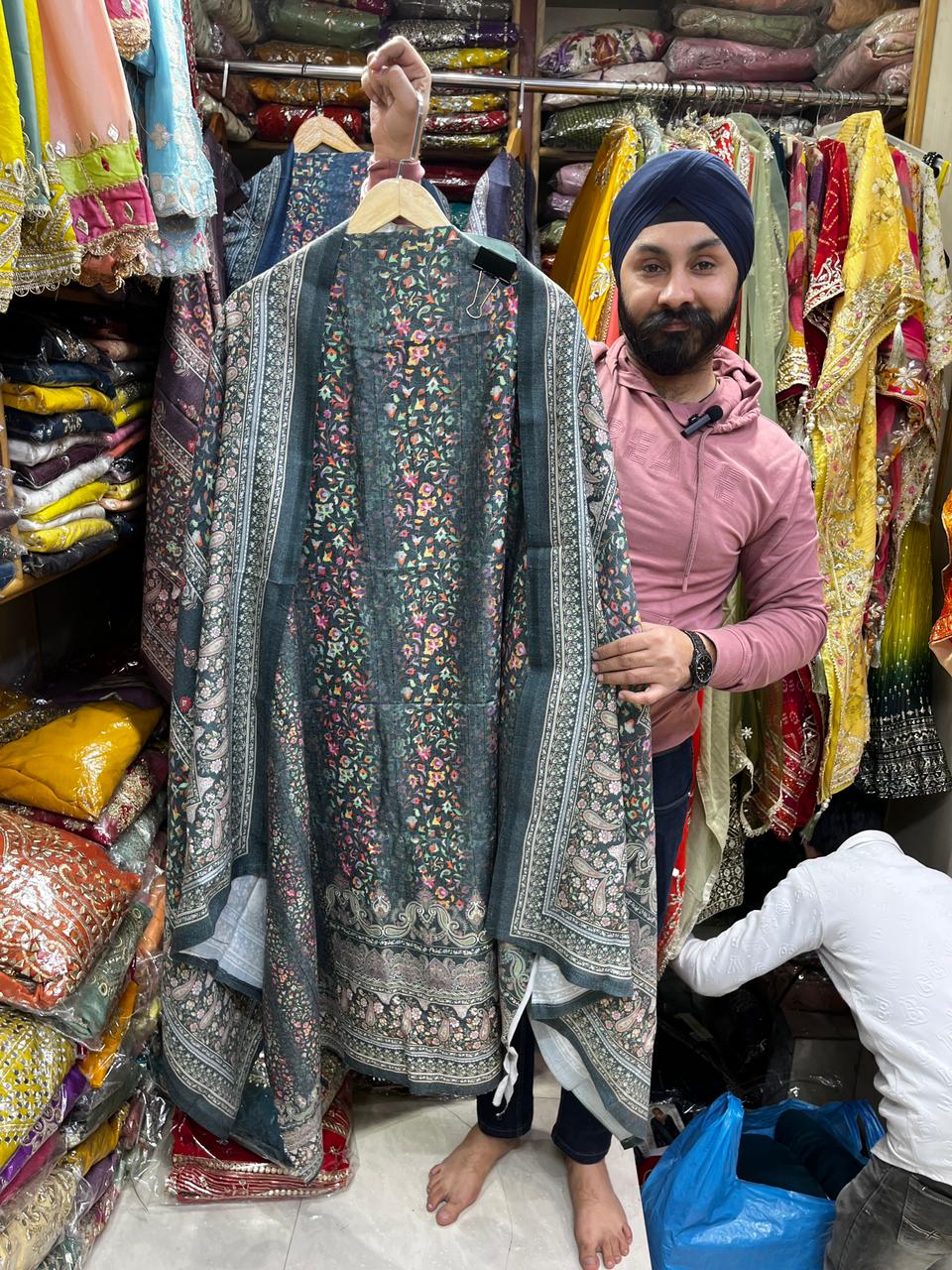 Kalamkari Pashmina Suits