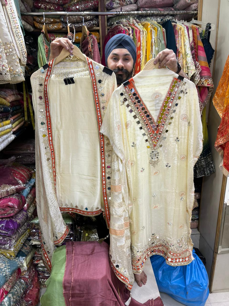 Pure Gaji Silk Mirror Suits