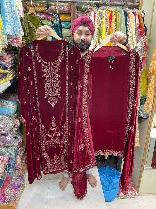 Designer Velvet Suits