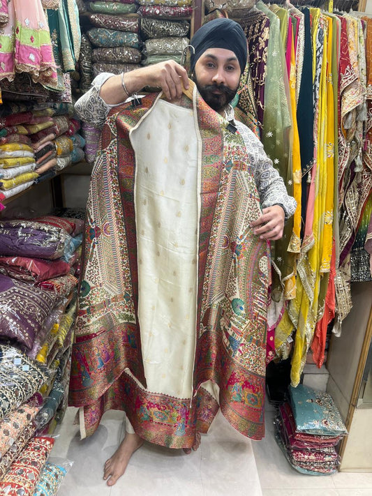 Pure Silk Position Prints Suits